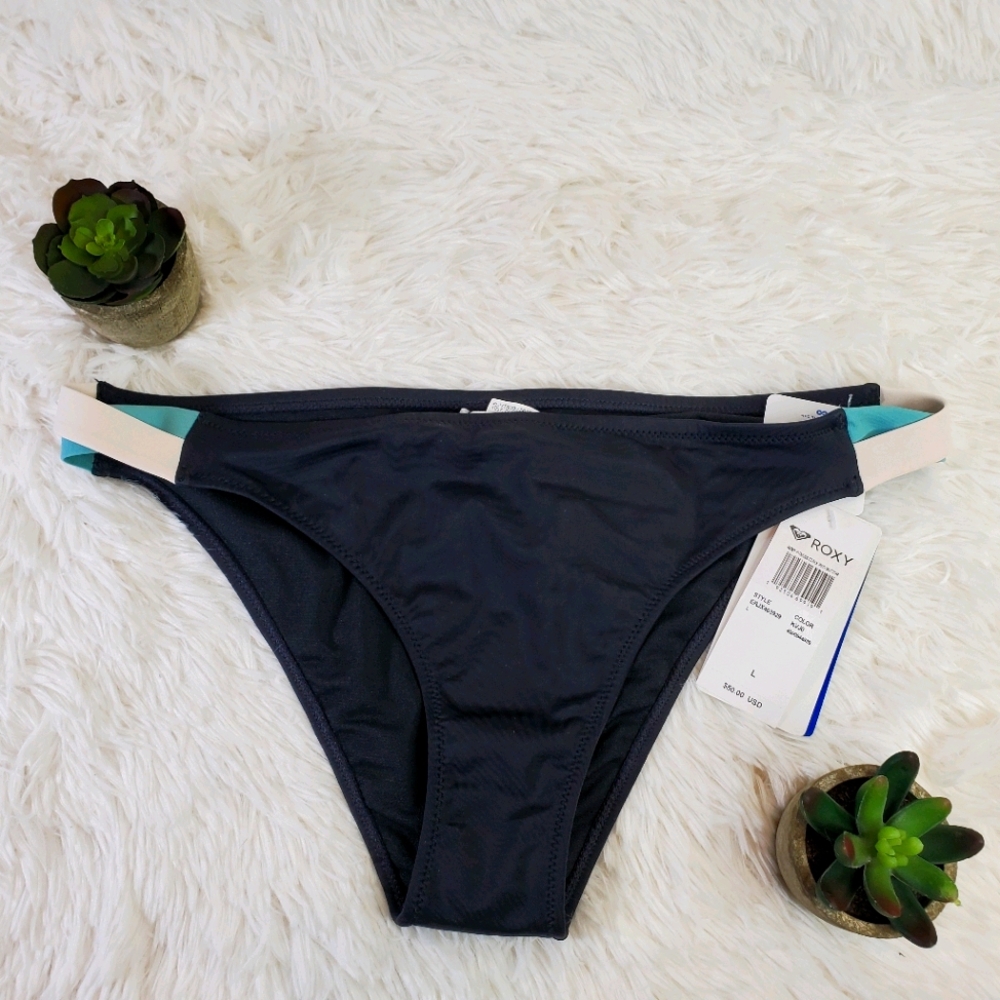 ROXY Women's Fitness Colorblock Regular Bikini